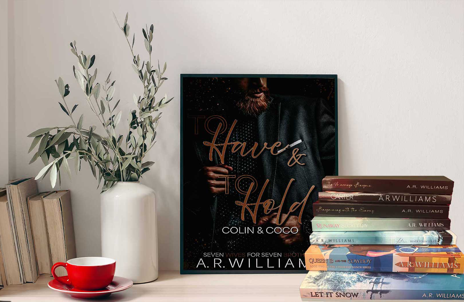 AR Williams Book Stack - Get Signed Paperback